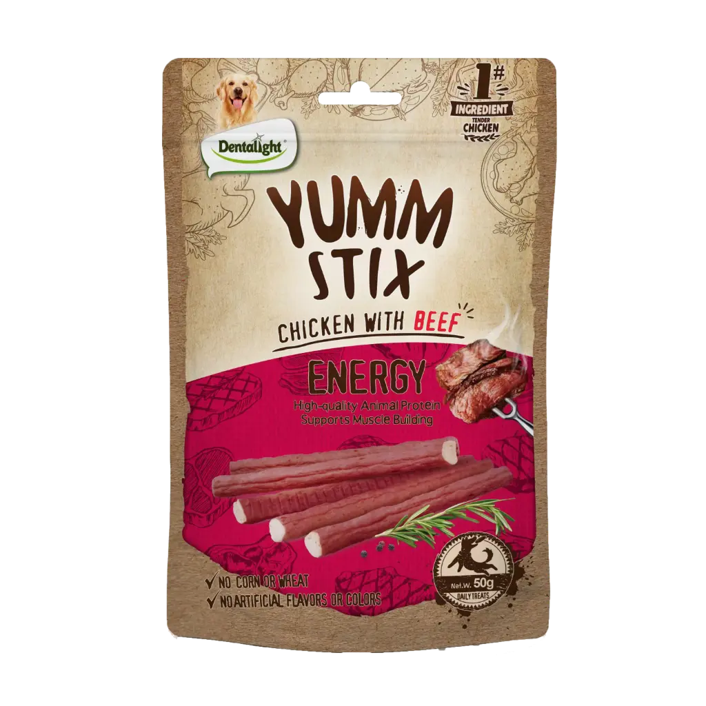 Dentalight Yumm Stix (Chicken w/ Beef)