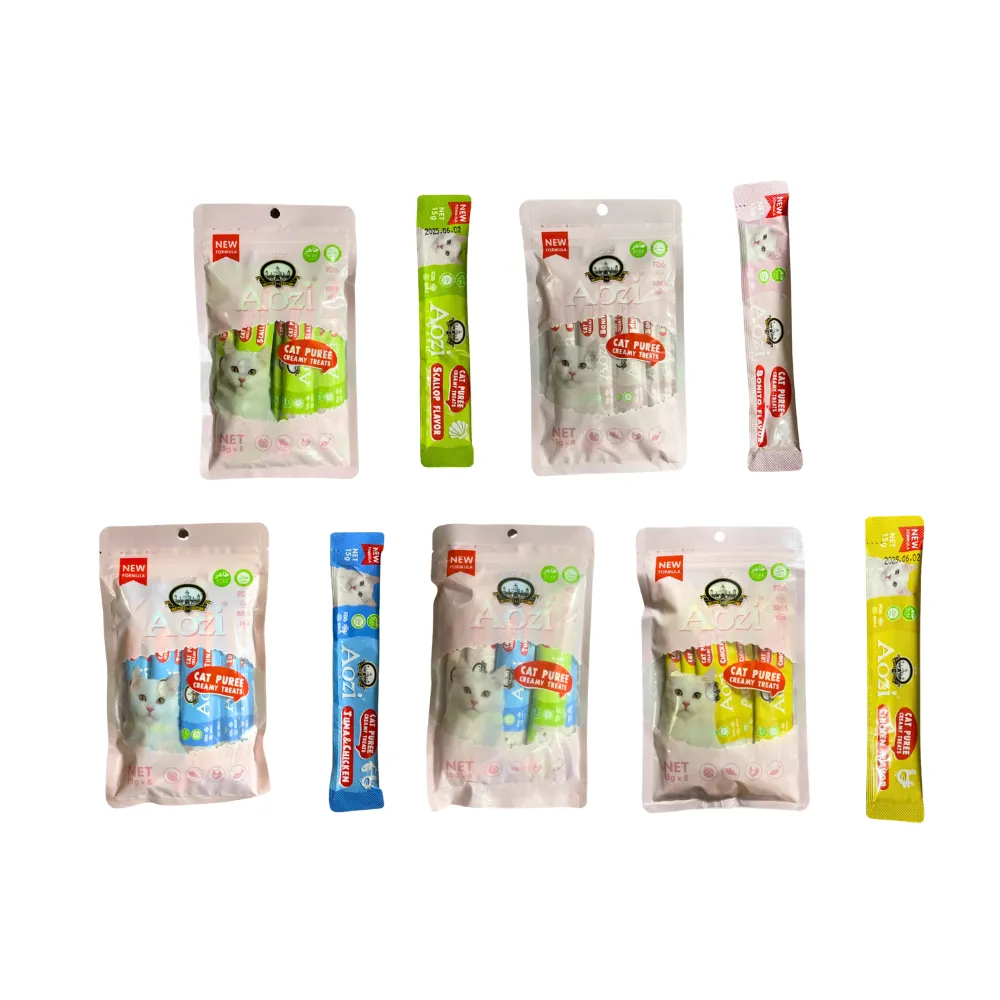 Aozi Cat Puree (Chicken & Cat Grass)