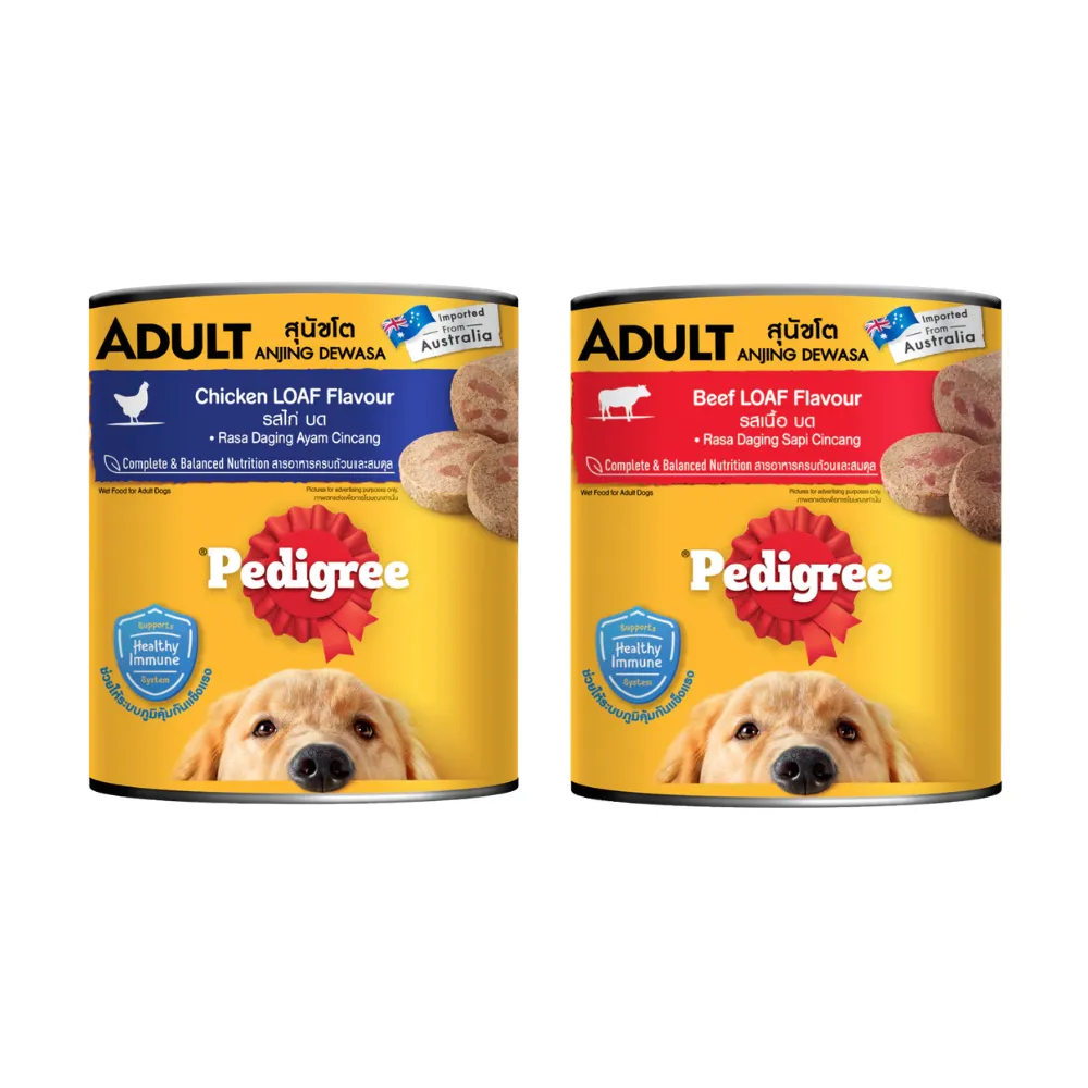 Pedigree Adult Wet Food (Can 700g) (Beef)