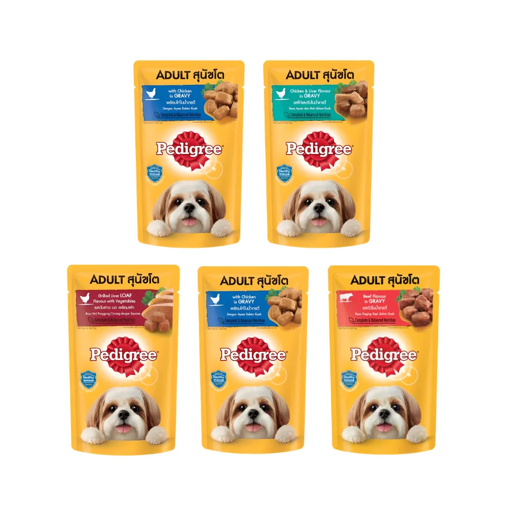 Pedigree Adult Wet Food Pouch 130g (Chicken & Liver)
