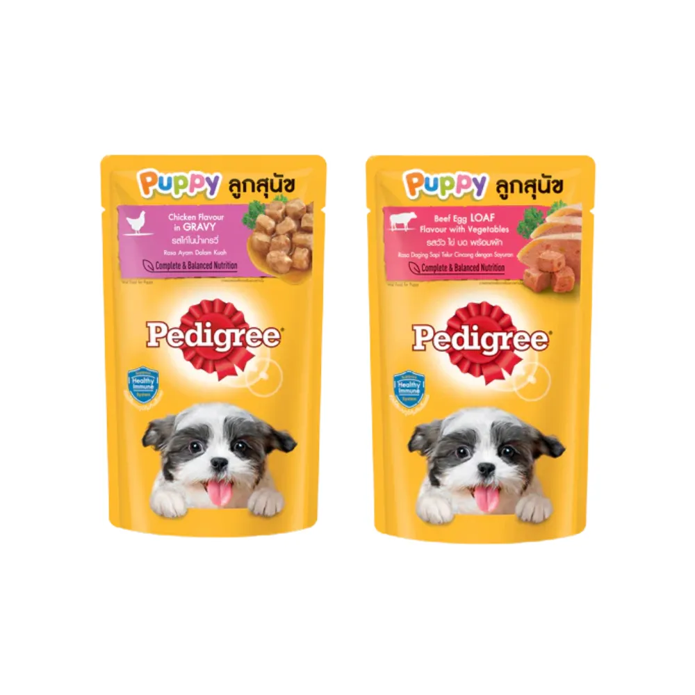 Pedigree Puppy Wet Food Pouch 130g (Beef Eggloaf)