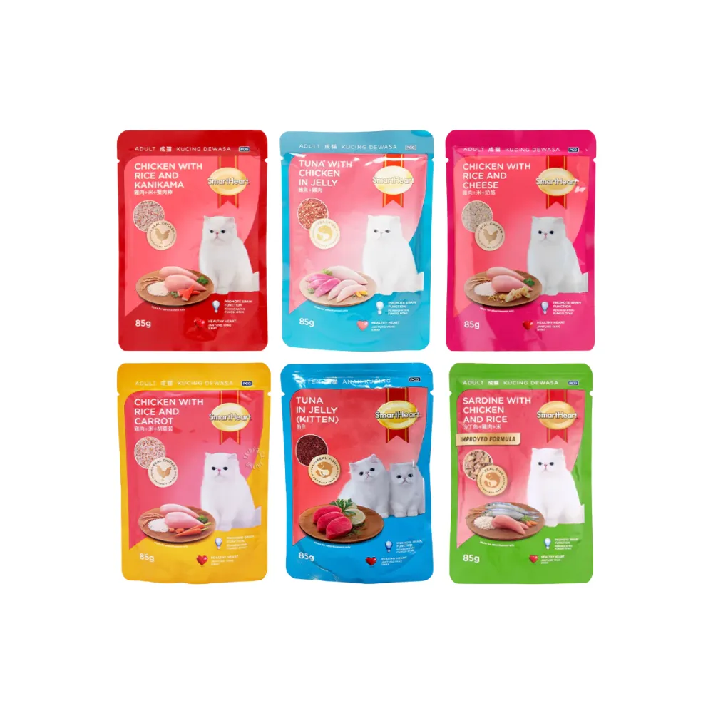 SmartHeart Adult Cat Wet Food (Pouch) (Carrot Chicken)