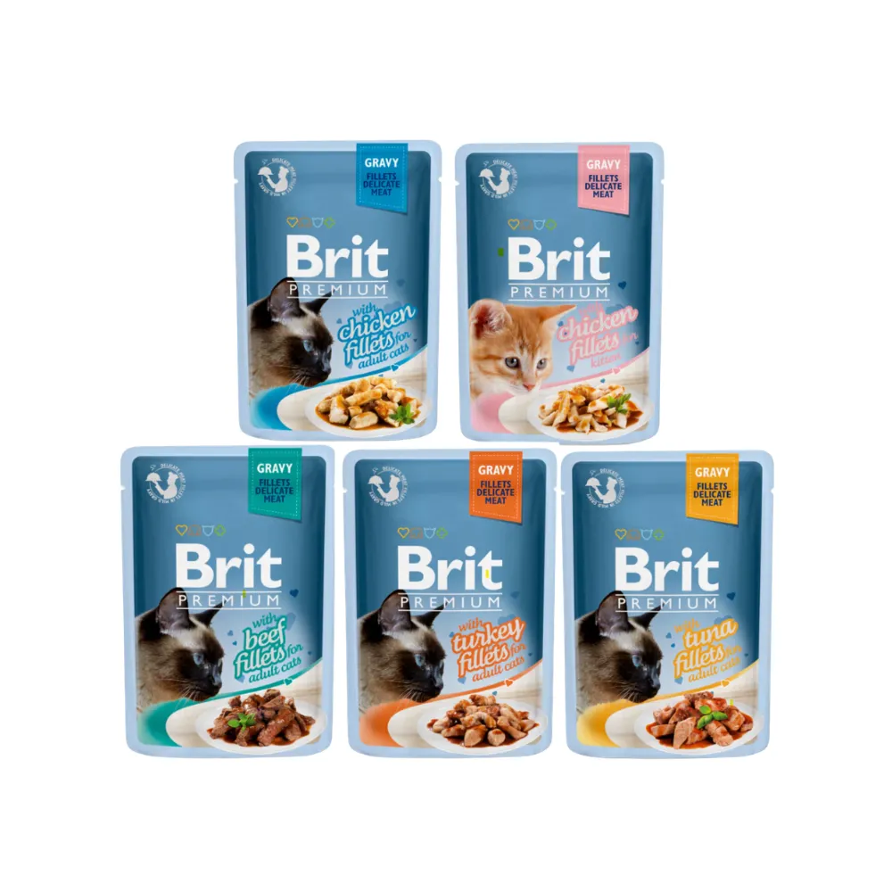 Brit Premium Wet Cat Food (Pouch)