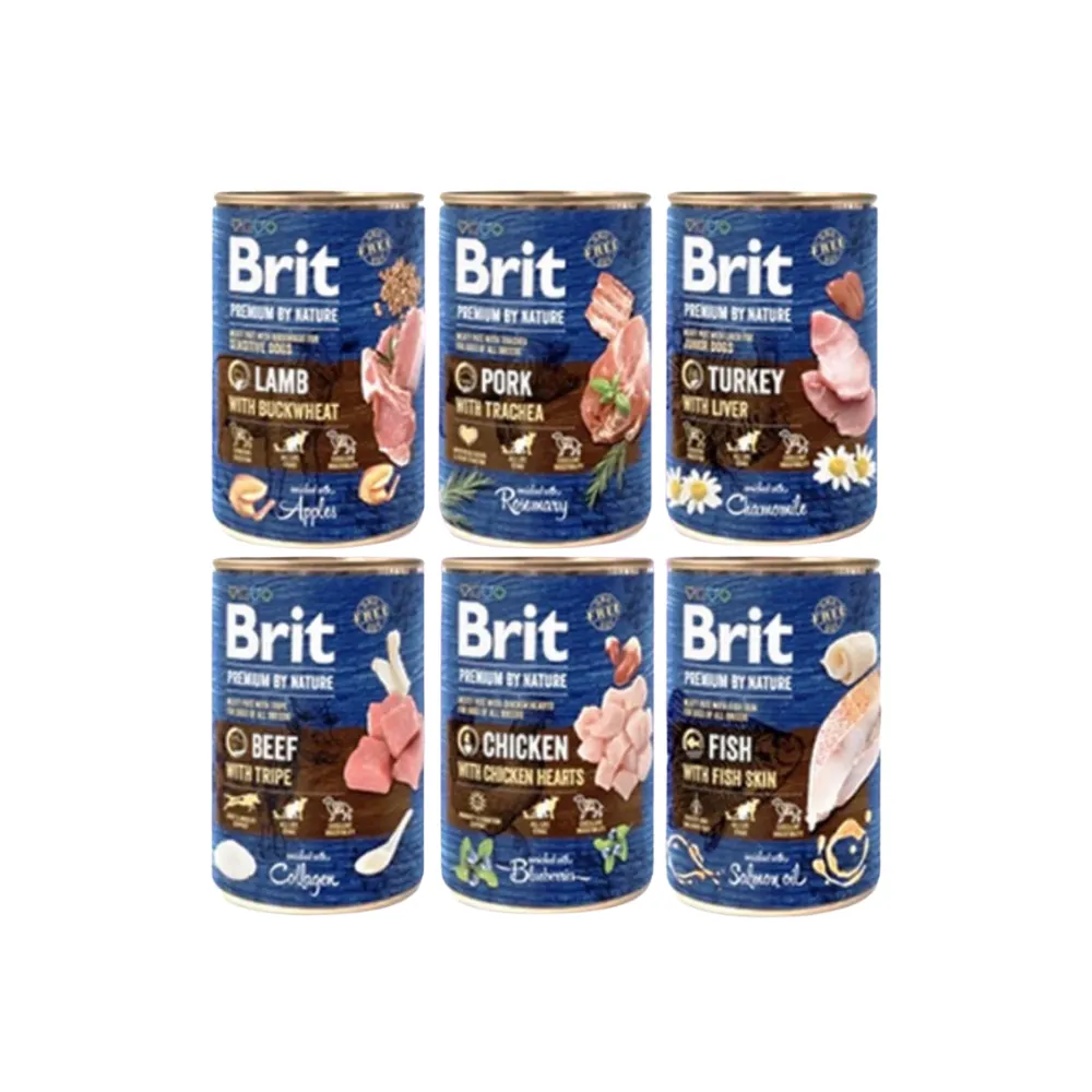 Brit Premium by Nature Adult Dog Wet Food (Can) (Beef w/ Tripe)