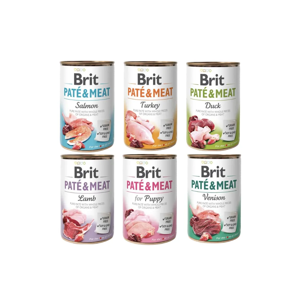 Brit Pate & Meat Wet Dog Food (Can) (Turkey)