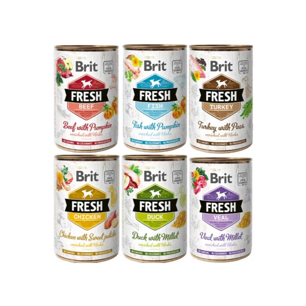 Brit Fresh Wet Dog Food (Can)