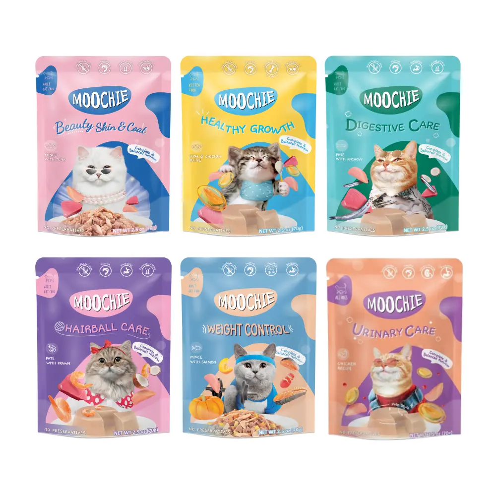 Moochie Wet Cat Food (Tuna - Healthy Growth for Kittens)