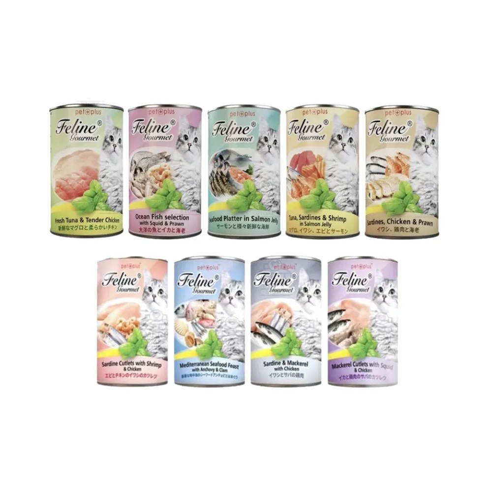 Feline Gourmet Wet Cat Food (Can) (Fresh Tuna & Tender Chicken)