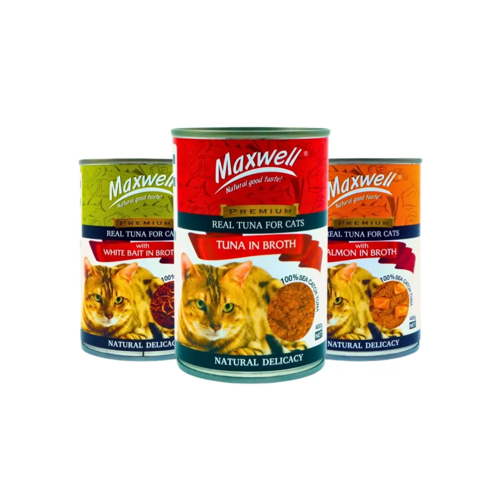 Maxwell Cat Wet Food Can (Tuna w/ Chicken in Broth)